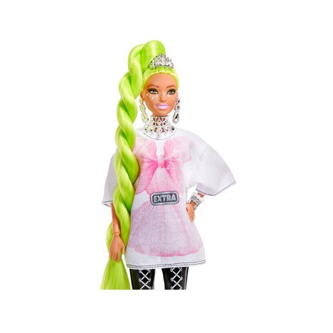 Papusa Barbie Extra Style - Par Verde Neon